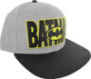 Batman Name Logo Heather Snap Hat