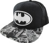 Batman Logo Dyed Visor Snap Hat
