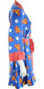 Superman All Over Logo Stars Satin Junior Robe