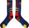 Superman Logo Stripes Active Crew Socks
