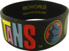 Teen Titans Circled Heads Rubber Wristband