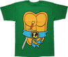 Ninja Turtles Leonardo Costume Mighty Fine T-Shirt