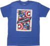 Captain America Ace Playing Card MF T-Shirt