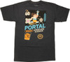 Portal 8 Bit Aperture Science Mighty Fine T-Shirt
