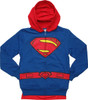 Superman Costume Caped Youth Hoodie