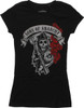 Sons of Anarchy Reaper Roses Juniors T-Shirt