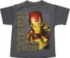 Iron Man Three Name and Bust Juvenile T-Shirt