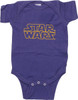 Star Wars Name Purple Snap Suit