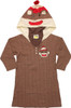 Sock Monkey Hooded Junior Nightshirt