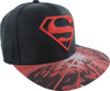 Superman Red Logo Sublimated Bill Snapback Hat