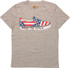 Rock the Vote Flag Shoe Youth T-Shirt