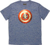 Captain America Tech Shield Logo T-Shirt