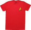 Star Trek Engineering Logo Red Mighty Fine T-Shirt