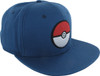 Pokemon Poke Ball Blue Snapback Hat