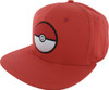 Pokemon Poke Ball Red Snapback Hat