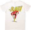 Flash Speed Run Under Name White T-Shirt