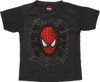 Spiderman Mask Stitched Outlined Toddler T-Shirt