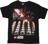 Star Wars Lego Trooper Formation Youth T-Shirt