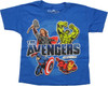 Avengers Assemble Team in Action Juvenile T-Shirt