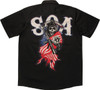 Sons Of Anarchy Blue Name Patch Reaper Work Shirt