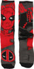 Deadpool Bust Reversible Crew Socks