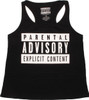 Parental Advisory Logo Ladies Tank Top