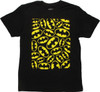 Batman Multiple Logos In Square T-Shirt Sheer