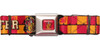 Harry Potter 07 Gryffindor Seatbelt Belt