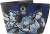 Yaya Han Poses Blue Stripes Wallet