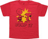 Peanuts Charlie and Snoopy Bump It Youth T-Shirt