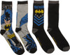 Batman Logo and Stars 2 Pack Crew Socks Set