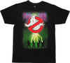 Ghostbusters All Blast Logo Black T-Shirt