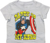 Captain America Daddy Is My Hero Toddler T-Shirt