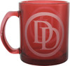 Daredevil Logo Etched Glass Mug