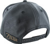 Zelda Metal Shield Faux Leather Snapback Hat