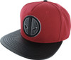 Deadpool Logo Carbon Snapback Hat