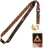 Zelda Triforce All Over Metal Logo Charm Lanyard