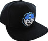 Mega Man Pixel Face Snapback Hat