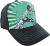 Green Lantern Pose Sublimated Snapback Youth Hat