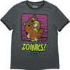 Scooby Doo and Shaggy Zoinks Ringer T-Shirt