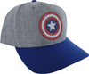 Captain America Shield Logo Snapback Hat