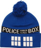 Doctor Who TARDIS Police Box Blue Pom Beanie