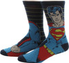 Superman Hero and Logos 2 Pair Socks Set