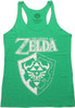 Zelda Name Shield Tank Top Juniors T-Shirt