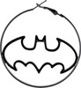 Batman Logo Hoop Earrings