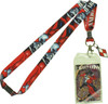 Harley Quinn Smile Pose Comic Charm Lanyard