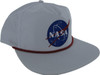 NASA Logo White Snapback Hat