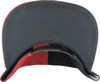 Flash Split Logo Black and Red Snapback Hat