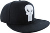 Punisher Classic Logo Black Snapback Hat