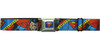 Superman Logo Poses Stars Seatbelt Belt